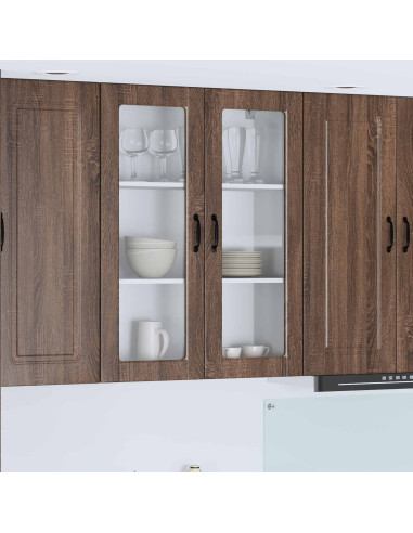 Mobile da cucina con porta Rovere Marrone 80 x 31 x 100 cm