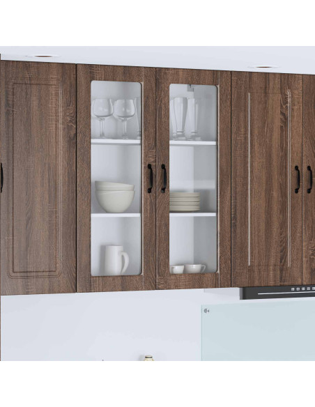 Mobile da cucina con porta Rovere Marrone 80 x 31 x 100 cm