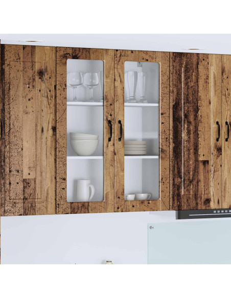 Mobile da cucina con lo scaffale Legno vecchio 80 x 31 x 100 cm