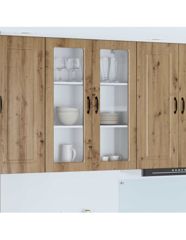 Mobile da cucina con porta Rovere artigianale 80 x 31 x 100 cm