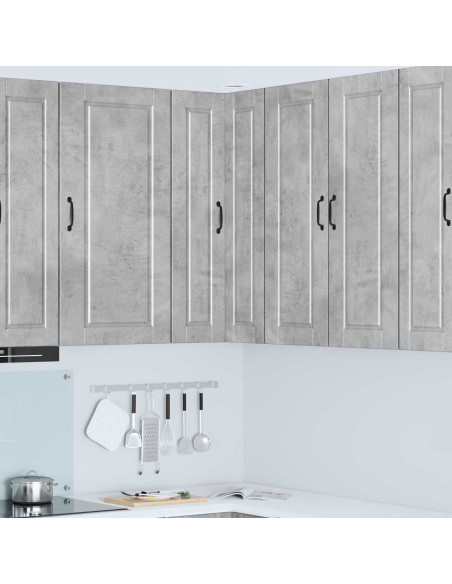 Mobile da cucina con porta Grigio cemento 57 x 57 x 100 cm