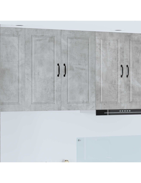 Mobile da cucina con lo scaffale Grigio cemento 80 x 31 x 80 cm