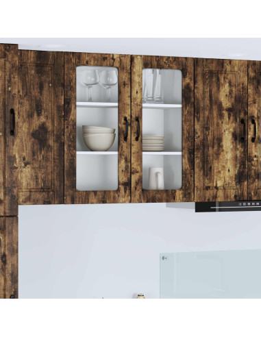 Mobile da cucina Rovere fumé 80 x 31 x 80 cm Legno multistrato