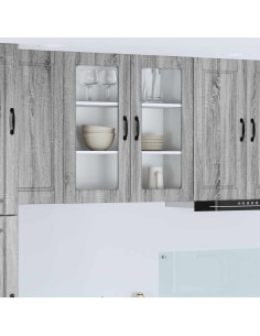 Mobile da cucina con lo scaffale Grigio Sonoma 80 x 31 x 80 cm