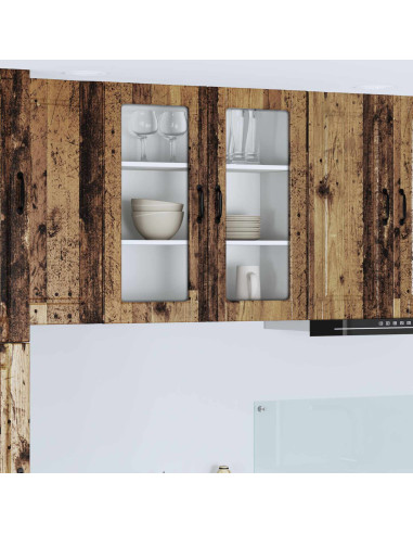 Mobile da cucina con lo scaffale Legno vecchio 80 x 31 x 80 cm