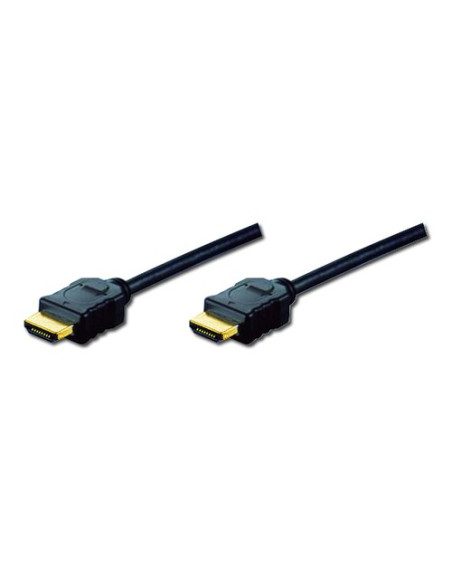 CAVO DIGITUS HDMI TO HDMI, M/M, 10MT, ethernet, connettori dorati, NERO, AK330107100S
