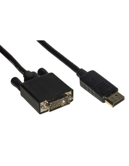 CAVO LINK DISPLAYPORT TO DVI-D(24+1), M/M, 2MT, NERO, LKCDPDVI20