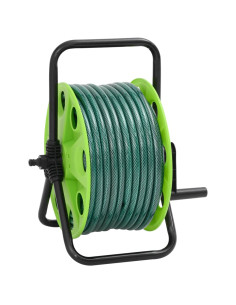 Avvolgitubo Verde Autoportante con Tubo 50 m PVC