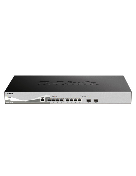 D-Link DXS-1210-10TS switch di rete Gestito L2/L3 10G Ethernet (100/1000/10000) 1U Nero, Argento