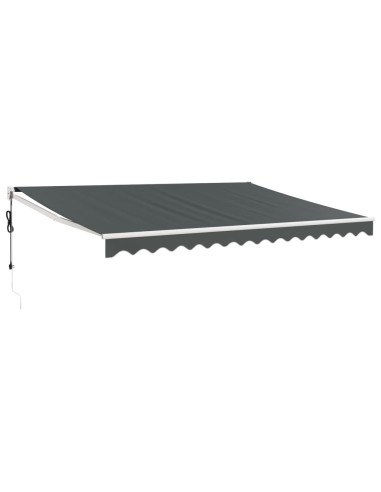 Tenda Sole Automatica Retrattile Antracite 5x3 m