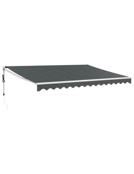 Tenda Sole Automatica Retrattile Antracite 5x3 m
