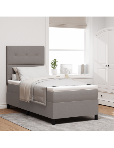 Letto a molle con materasso con led Talpa 100 x 200 cm Tessuto