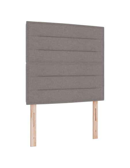 Letto a Sorgente LED con materasso Talpa 90 x 200 cm Tessuto