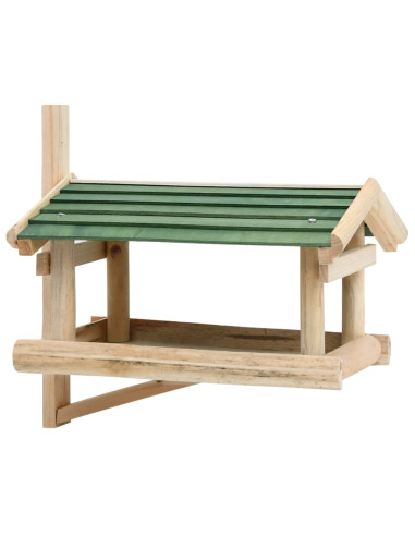 Mangiatoia per Uccelli in Legno Massello 35x29,5x21cm
