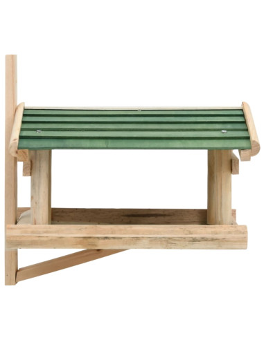 Mangiatoia per Uccelli in Legno Massello 35x29,5x21cm