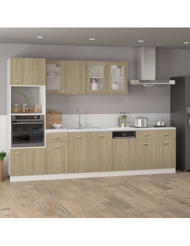 Pannello Lavastoviglie Rovere Sonoma 45x3x67 cm Multistrato