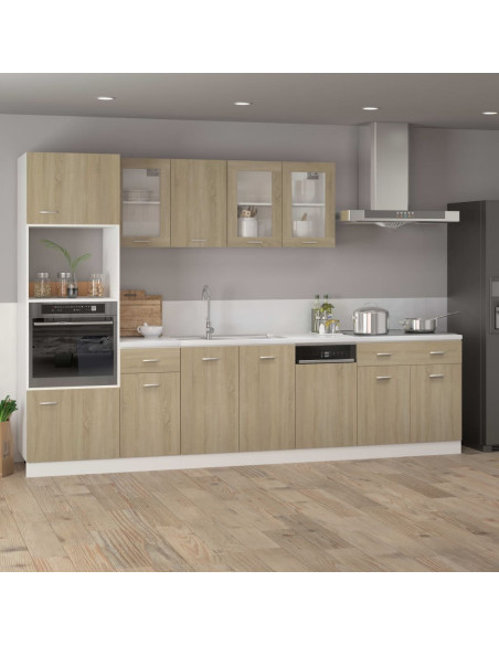 Pannello Lavastoviglie Rovere Sonoma 45x3x67 cm Multistrato