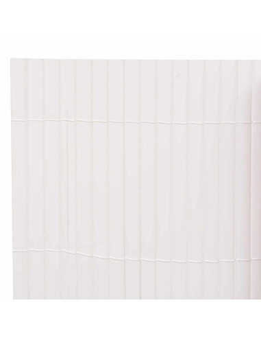 Recinzione per Giardino Bianco 150 x 500 cm PVC