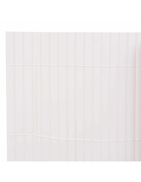Recinzione per Giardino Bianco 150 x 500 cm PVC