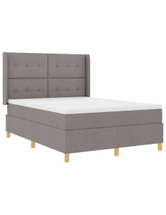 Letto a molle con materasso Talpa 140 x 190 cm Tessuto 2