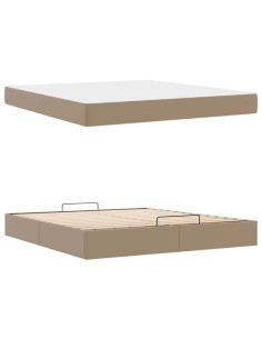 Struttura del letto Cappuccino 180 x 200 cm Pelle sintetica