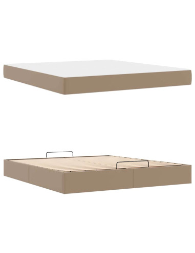 Struttura del letto Cappuccino 180 x 200 cm Pelle sintetica