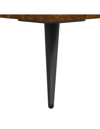 Mobile Porta TV Rovere Fumo 150x30x50 cm in Legno Multistrato