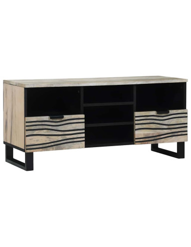 Unità TV con cassetto Bianco 100 x 33 x 46 cm Legno multistrato