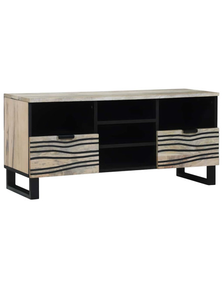 Unità TV con cassetto Bianco 100 x 33 x 46 cm Legno multistrato