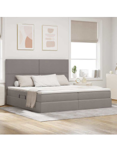 Letto con contenitore e LED Talpa 200 x 200 cm Poliestere