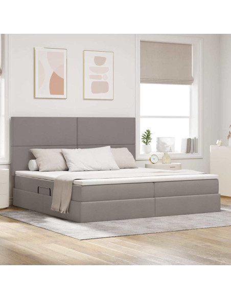 Letto con contenitore e LED Talpa 200 x 200 cm Poliestere