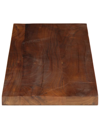 Piano Tavolo 70x30x2,5 cm Rettangolare in Massello di Recupero