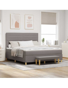 Letto a molle con materasso Talpa 180 x 200 cm Tessuto