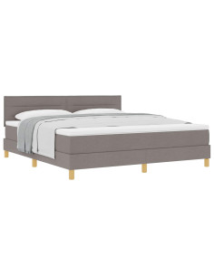 Letto a molle con materasso Talpa 180 x 200 cm Tessuto 2