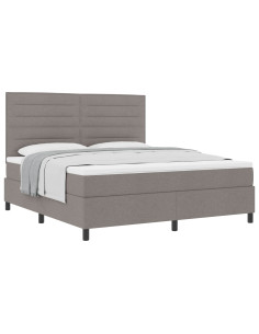 Letto a molle con materasso Talpa 180 x 200 cm Tessuto 2