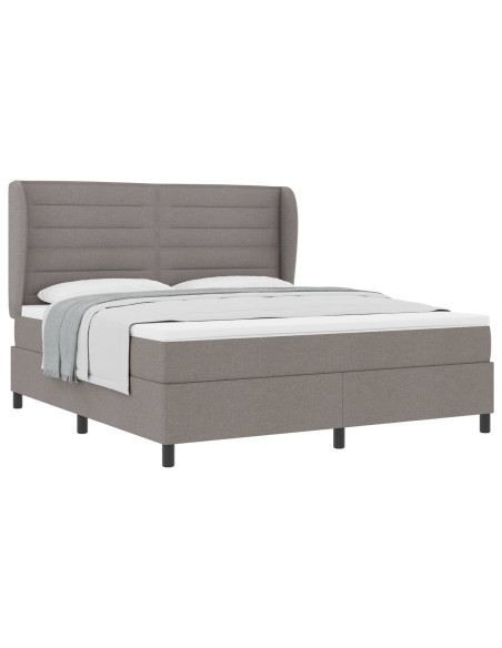 Letto a molle con materasso Talpa 180 x 200 cm Tessuto