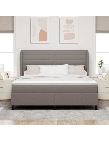 Letto a molle con materasso Talpa 180 x 200 cm Tessuto