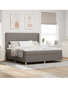 Letto a molle con materasso Talpa 180 x 200 cm Tessuto