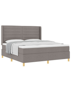 Letto a molle con materasso Talpa 180 x 200 cm Tessuto 2