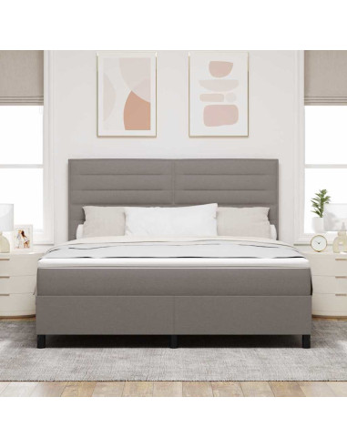 Letto a molle con materasso con led Talpa 180 x 200 cm Tessuto