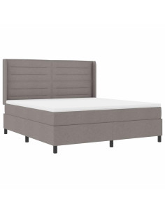 Letto a Sorgente LED con materasso Talpa 180 x 200 cm Tessuto 2