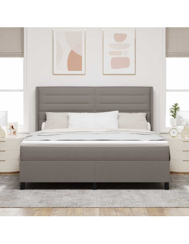 Letto a Sorgente LED con materasso Talpa 180 x 200 cm Tessuto