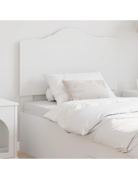 Testiera con testiera Bianco 90 cm Legno multistrato
