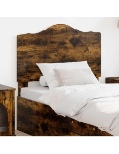 Testiera con testiera Rovere fumé 90 cm Legno multistrato