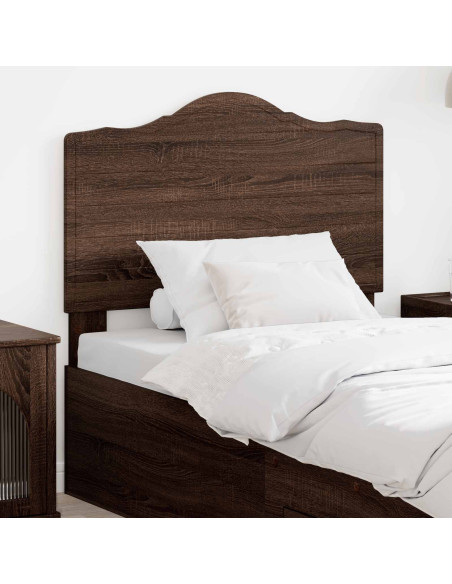 Testiera con testiera Rovere Marrone 90 cm Legno multistrato