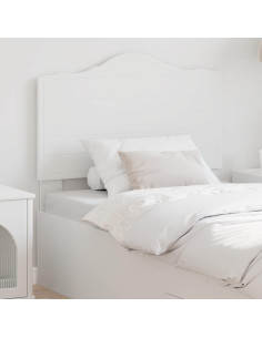 Testiera con testiera Bianco 80 cm Legno multistrato