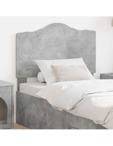 Testiera con testiera Grigio cemento 80 cm Legno multistrato