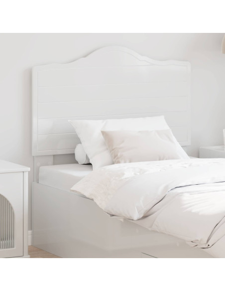 Testiera con testiera Bianco Lucido 75 cm Legno multistrato