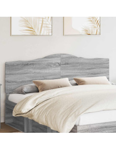 Testiera con testiera Grigio Sonoma 180 cm Legno multistrato