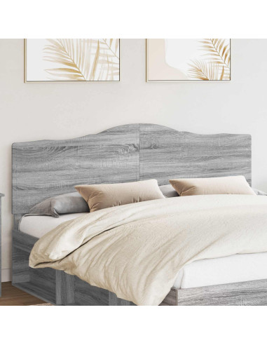 Testiera con testiera Grigio Sonoma 180 cm Legno multistrato